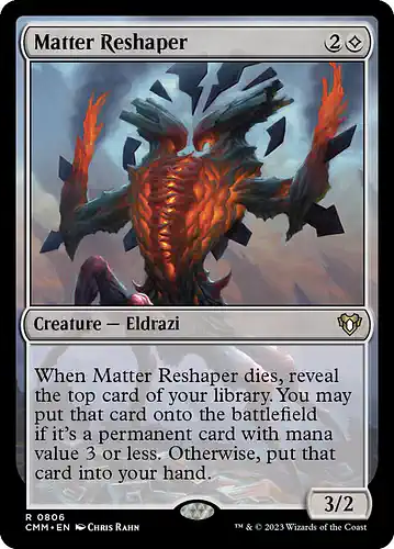 Matter Reshaper - cmm Spoiler