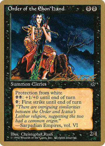 Order of the Ebon Hand - ptc Spoiler