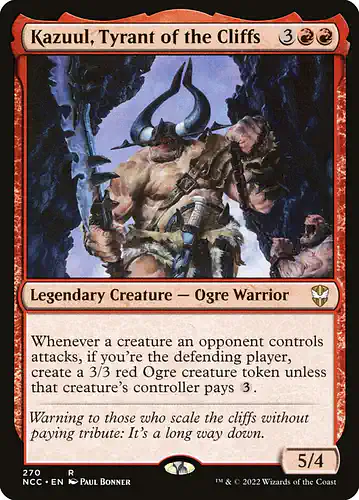 Kazuul, Tyrant of the Cliffs - ncc Spoiler