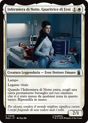 Night Nurse, Healer of Heroes - msh Spoiler