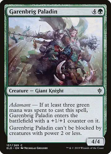 Garenbrig Paladin - eld Spoiler