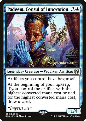 Padeem, Consul of Innovation - kld Spoiler