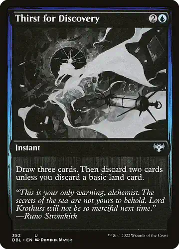 Thirst for Discovery - dbl Spoiler