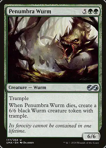Penumbra Wurm - uma Spoiler
