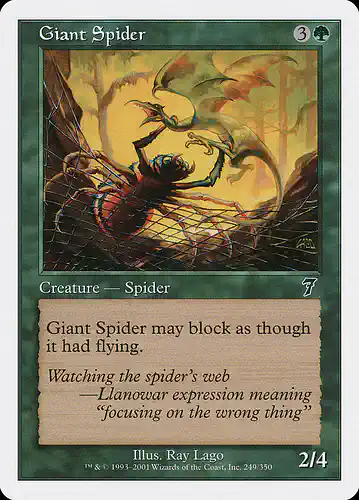 Giant Spider - 7ed Spoiler
