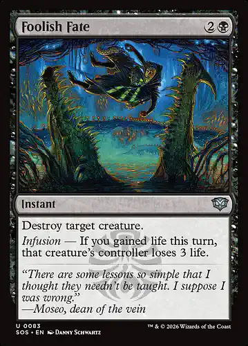 Foolish Fate - sos Spoiler