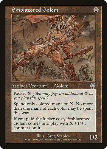 Emblazoned Golem - apc Spoiler