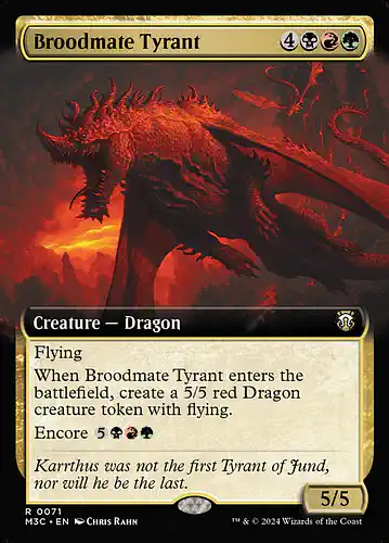 Broodmate Tyrant - m3c Spoiler