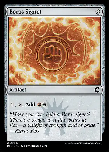 Boros Signet - clu Spoiler