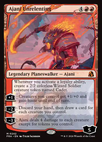 Ajani Unrelenting - fra Spoiler