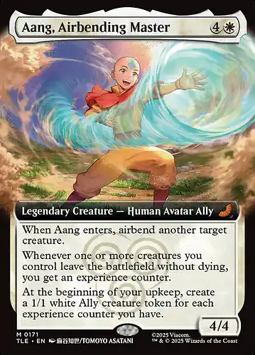 Aang, Airbending Master - tle Spoiler