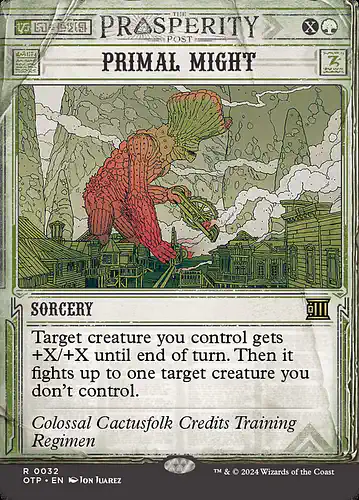 Primal Might - otp Spoiler