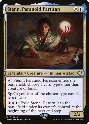 Stenn, Paranoid Partisan - dmu Spoiler