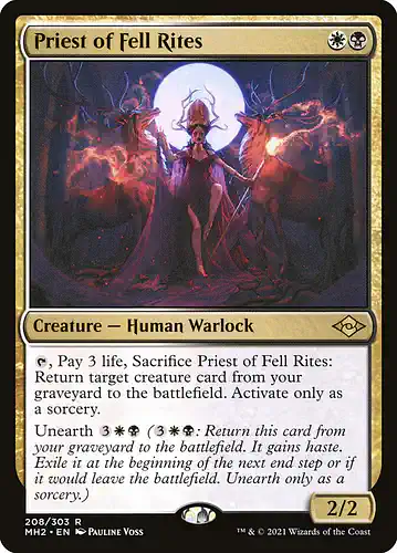 Priest of Fell Rites - mh2 Spoiler