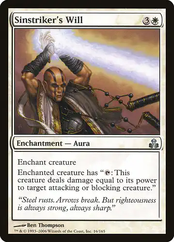 Sinstriker's Will - gpt Spoiler