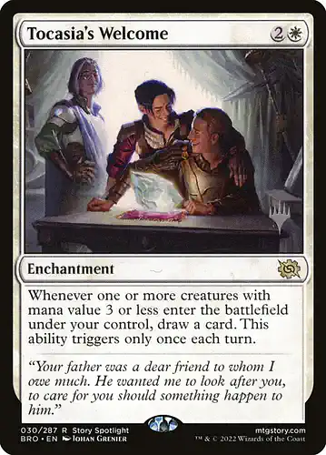 Tocasia's Welcome - bro Spoiler