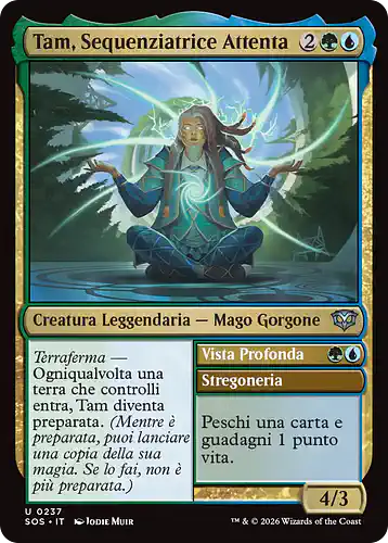 Tam, Observant Sequencer - sos Spoiler