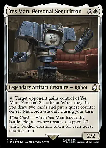 Yes Man, Personal Securitron - pip Spoiler