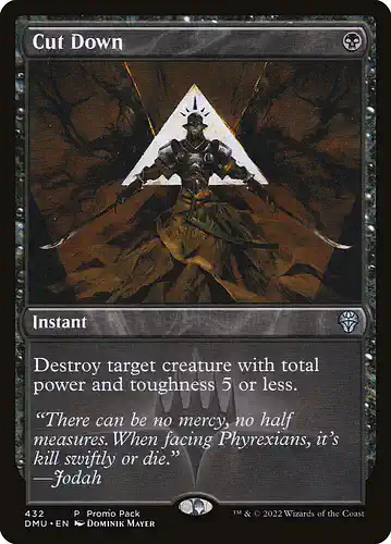Cut Down - dmu Spoiler