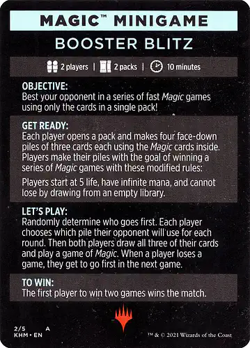 Booster Blitz - khm Spoiler