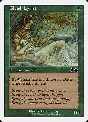 Elvish Lyrist - brb Spoiler