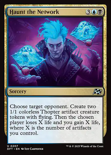 Haunt the Network - dft Spoiler