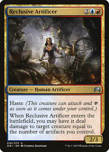 Reclusive Artificer - ori Spoiler