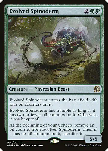 Evolved Spinoderm - one Spoiler