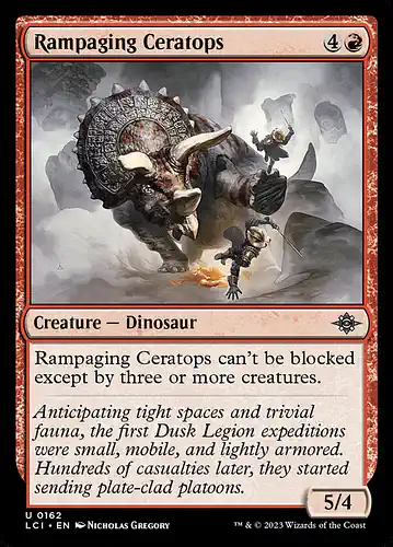 Rampaging Ceratops - lci Spoiler