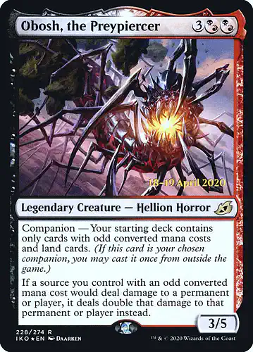 Obosh, the Preypiercer - iko Spoiler
