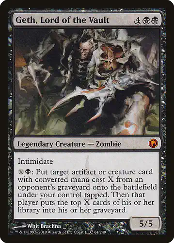 Geth, Lord of the Vault - som Spoiler
