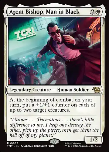 Agent Bishop, Man in Black - tmt Spoiler