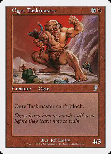 Ogre Taskmaster - 7ed Spoiler