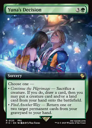 Yuna's Decision - fic Spoiler