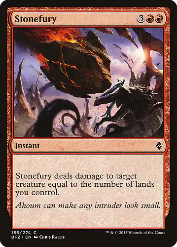 Stonefury - bfz Spoiler