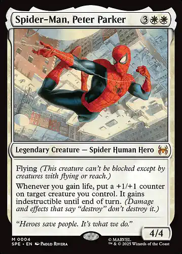 Spider-Man, Peter Parker - spe Spoiler