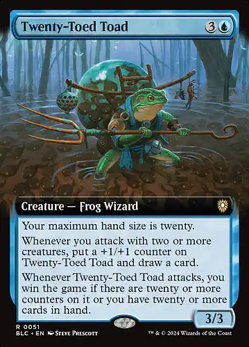 Twenty-Toed Toad - blc Spoiler
