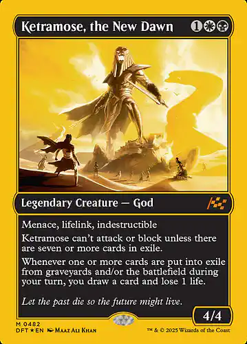 Ketramose, the New Dawn - dft Spoiler