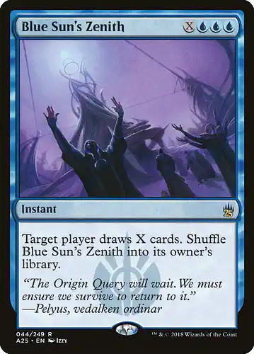 Blue Sun's Zenith - a25 Spoiler
