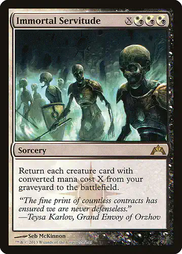 Immortal Servitude - gtc Spoiler