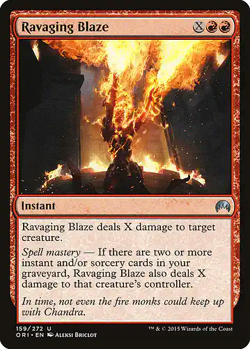 Ravaging Blaze - ori Spoiler