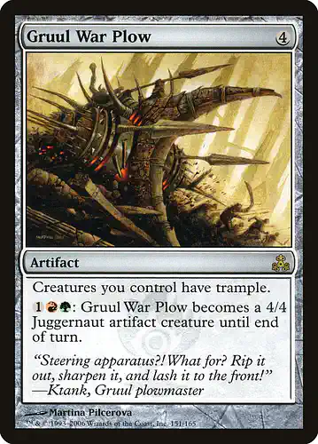 Gruul War Plow - gpt Spoiler