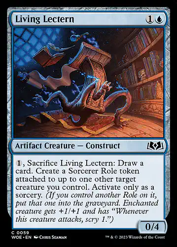Living Lectern - woe Spoiler
