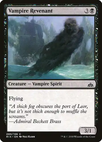 Vampire Revenant - rix Spoiler