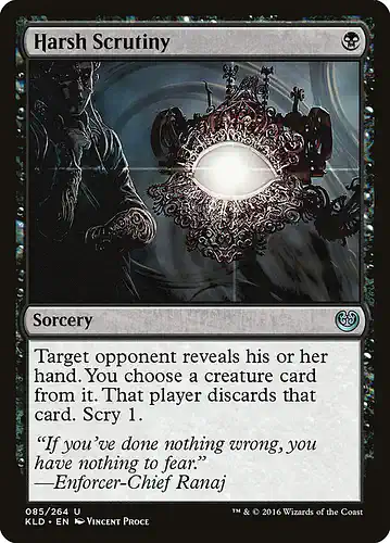 Harsh Scrutiny - kld Spoiler