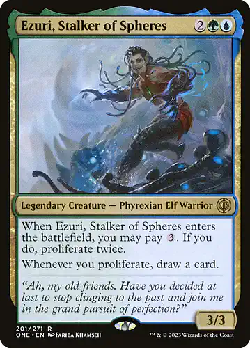 Ezuri, Stalker of Spheres - one Spoiler