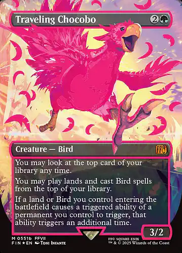 Traveling Chocobo - fin Spoiler