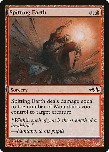 Spitting Earth - dd1 Spoiler