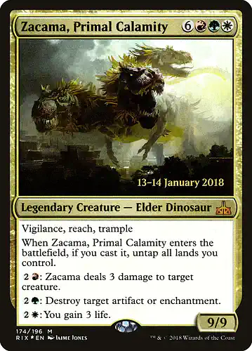 Zacama, Primal Calamity - rix Spoiler