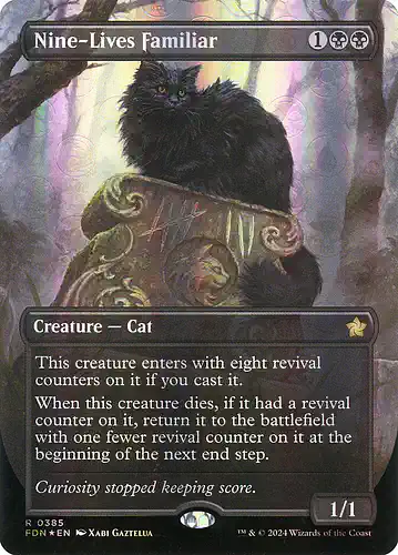 Nine-Lives Familiar - fdn Spoiler